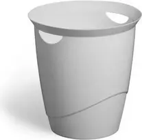 Šiukšlių dėžė apvali plastikinė pilka Durable 776010