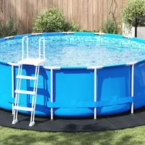 Baseino dugno plėvelė Juoda Ø 458 cm Nekintantis audinys