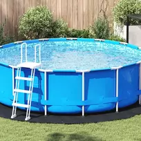Baseino dugno plėvelė Juoda Ø 366 cm Nekintantis audinys