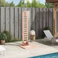 Lauko dušas 223 cm Kietosios maumedžio ir nerūdijančio plieno