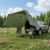Automobilių palapinė su stogu Armijos Žalia 350 x 250 cm