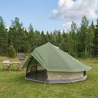 Tipi palapinė Žalia 700 x 700 x 395 cm Poliesteris ir plienas