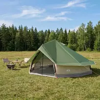 Tipi palapinė Žalia 800 x 800 x 430 cm Poliesteris ir plienas