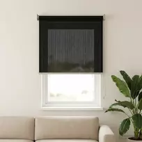 Lauko roletai 90% UV blokavimui Juoda 80 x 140 cm HDPE