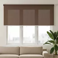 Lauko roletai 90% UV blokavimui Taupe 120 x 140 cm HDPE
