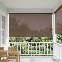 Lauko roletai 90% UV blokavimui Taupe 120 x 230 cm HDPE