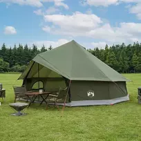 Tipi palapinė su stogu Alyvuogių žalia 600 x 600 x 350 cm