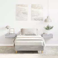 lovos rėmas be čiužinio pilka 90x190 cm inžinerinė mediena