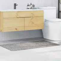 Neslystantis vonios kilimėlis Pilka 70 x 120 cm PP
