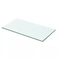 Lentynos plokštė, skaidrus stiklas, 50x20 cm