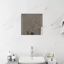LED vonios veidrodis Skaidrus 40 x 40 cm grūdintas stiklas