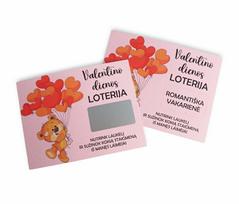 Nutrinamas bilietas Valentino dienos loterija, 1 vnt.