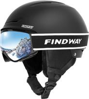 Findway slidinėjimo šalmas ir akiniai