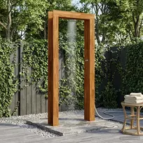 Lauko dušas 226 cm Kietas akacijos medis ir nerūdijančio plieno
