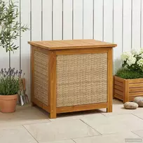 Sodo saugojimo dėžė 185 L Kietos akacijos mediena Smėlio
