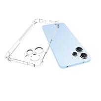 Nugarėlės dėklai Evelatus Xiaomi Redmi 12 Military Shockproof Silicone Case Transparent Transparent