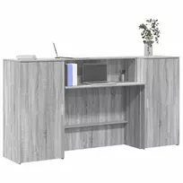 Registratūra, pilkas ąžuolo, 200x50x103,5 cm, apdirbta mediena