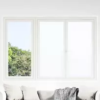 Elektrostatinė langų plėvelė Frosted Balta 90 x 500 cm PVC