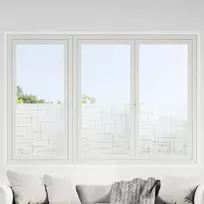 Elektrostatinė langų plėvelė Žvaigždžių raštas 90 x 500 cm PVC