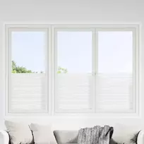 Langų plėvelės, 4vnt., PVC, matinės, dryžuotas raštas