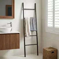 Antklodžių Lenta Juoda 40 x 150 cm Bambukas