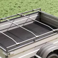 Tentų laikiklis priekaboms Sidabrinė 136-218 cm