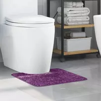 Nešlapiantis Vonios Kilimėlis su Tualeto Iškirtimu Violetinė PP