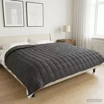 Svorio antklodė Antracito 200 x 220 cm 9 kg 100% Medvilnė 205T