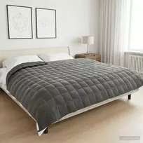 Svorio antklodė Antracito 220 x 240 cm 15 kg 100% Medvilnė 205T