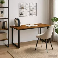 Kvadratinis valgomojo stalas 160 x 70 x 75 cm Natūrali