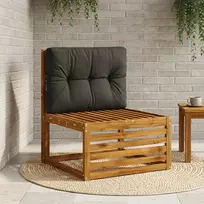Pallet atlošas VIANEN 100% poliesteris Juoda 70 x 50 x 12 cm