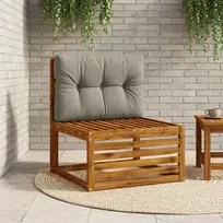 Pallet atlošas VIANEN 100% poliesteris Pilka 70 x 60 x 12 cm