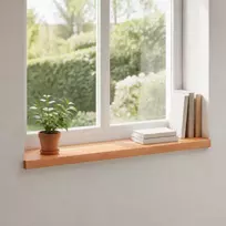 Langų palangės 2 vnt. Lakas 70 x 25 x 2 cm Kietas bukas medis