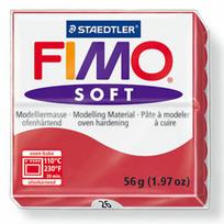 Modelinas Fimo, 56g, vyšninės spalvos