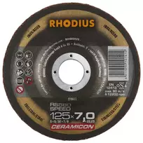 Rhodius Metalo šlif. diskas SPEED 125x7x22,23 mm
