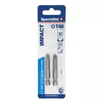 SPECIALIST+ antgalis TORX GRIP T40, 50mm, 2 vnt.