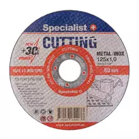 SPECIALIST+ metalo pj.diskas CUTTING, 125x1x22 mm