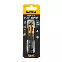 Sukimo antgaliukai FLEXTORQ T25 89 mm, DeWALT, 2 vnt.