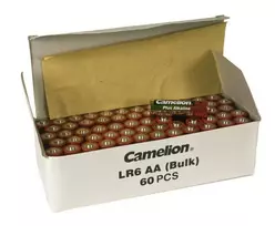 Elementai Alkaline, AA, LR06, CAMELION, 60 vnt.