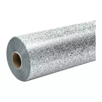 HTVRONT blizgi karšto perdavimo plėvelė, 30,5 cm x 90 cm (sidabrinė), universali