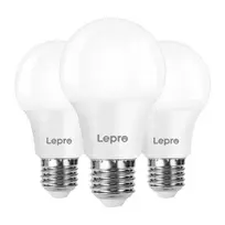 LEPRO 100089-WW-EU-3 LED lemputė, E27, A60, 8.5W (60W), 806 lm, 2700K (šiltai balta), 180°, universalus 3 vnt. komplektas