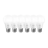 LEPRO 100089-WW-EU-6 LED lemputė, E27, A60, 8.5W (60W), 806 lm, 2700K (šiltai balta), 180°, universalus, 6 vnt.