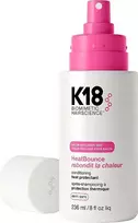 K18 HeatBounce kondicionuojantis šiluminis apsauginis preparatas plaukų formavimui karščiu, 236 ml