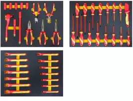 Elektriko įrankių rinkinys, 43 vnt. (05.090.99, MARCO TOOLS)