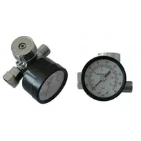 Slėgio reguliatorius su sausintuvu ir manometru 1/4" (42107, EUROLUBE)