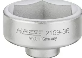 HAZET alyvos filtro raktas - 3/8" (10 mm) kvadratas, tuščiaviduris (2169-36, HAZET)