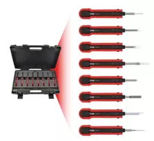 Jungčių atrakinimo įrankių komplektas naujos kartos automobiliams, 8 vnt. (154.0140, KS TOOLS)