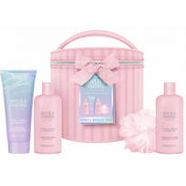Baylis & Harding Jojoba, Vanilla & Almond Oil Vanity Beauty Bag Gift Set Kūno priemonių rinkinys