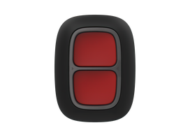 Bezvadu trauksmes poga DoubleButton melna