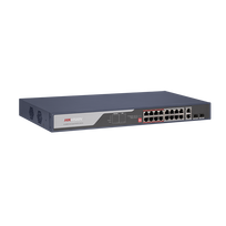 Komutators DS-3E0318P-E 16-port 10/100Mbps PoE